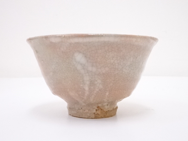 水指□「小高正峰作」萩焼 白釉涙艮 水さし 共蓋 共箱付 時代物 骨董品